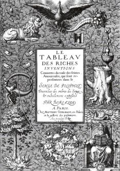 1. Frontespizio dell'edizione francese dell'Hypnerotomachia Poliphili, 1600