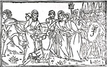 4. Nicolò Malermi, Cattura di Cristo da Bibbia Malermi, incisione, 1492.jpg